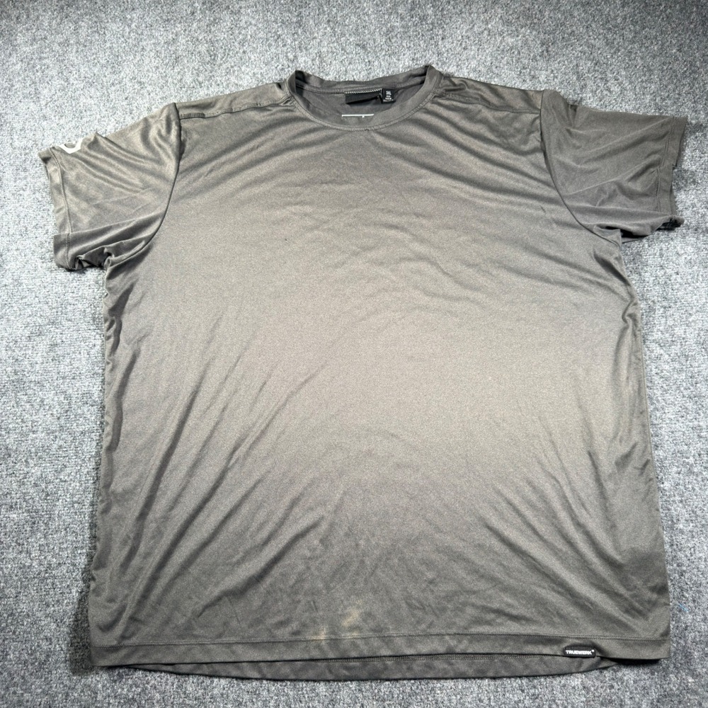 Truewerk B1 Sun Tee Mens 3XL Gray Short Sleeve Performance Work Shirt